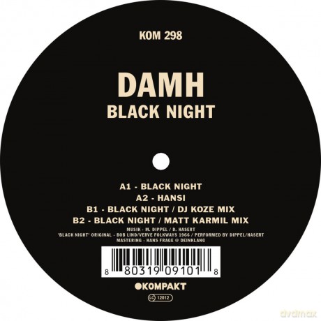 Damh: Black Night [Winyl]