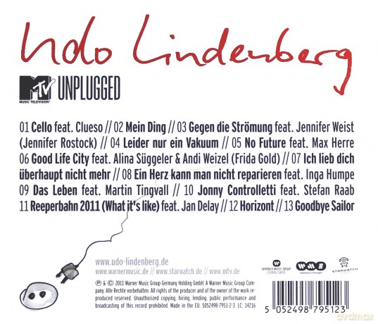 Udo Lindenberg: Mtv Unplugged Live Aus Dem Hot [CD]