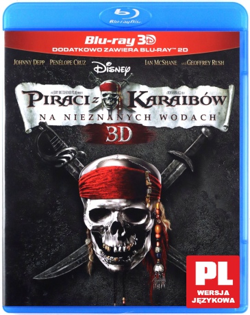 Piraci z Karaibów 4: Na nieznanych wodach 3D [Blu-Ray 3D]+[Blu-Ray]
