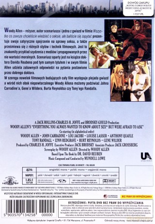 Wszystko co chcielibyście wiedzieć o seksie, ale baliście się zapytać (polski lektor) [DVD]