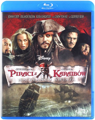 Piraci z Karaibów Quadrilogy: Klątwa czarnej perły / Skrzynia umarlaka / Na krańcu świata / Na nieznanych wodach Pakiet [4Blu-Ray]