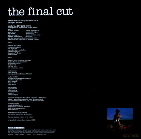 Pink Floyd: Final Cut [Winyl]