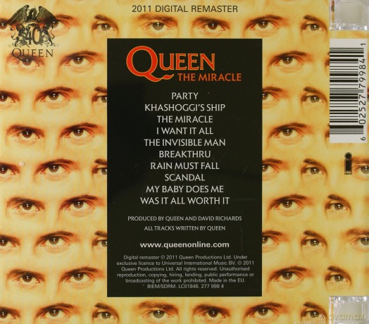 Queen: Miracle [CD]
