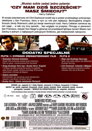 Brudny Harry edycja specjalna [2DVD]