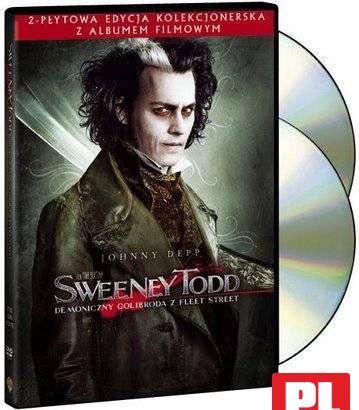 Sweeney Todd: Demoniczny golibroda z Fleet Street edycja kolekcjonerska + album [2DVD]