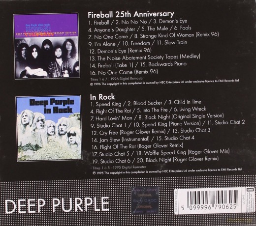 Deep Purple: Fire Ball+In Rock [2CD]