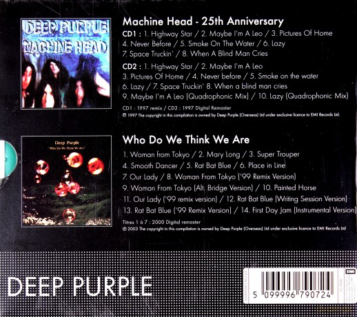 Deep Purple: Machine Head+Who Do You Think You Are [2CD]