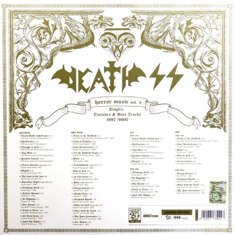 Death Ss: Horror Music Vol. 2 [2xWinyl]+[2CD]