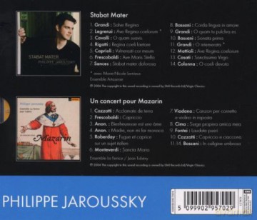 Philippe Jaroussky: Stabat Mater+Mazarin [2CD]