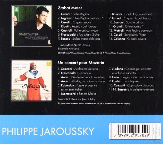 Philippe Jaroussky: Stabat Mater+Mazarin [2CD]