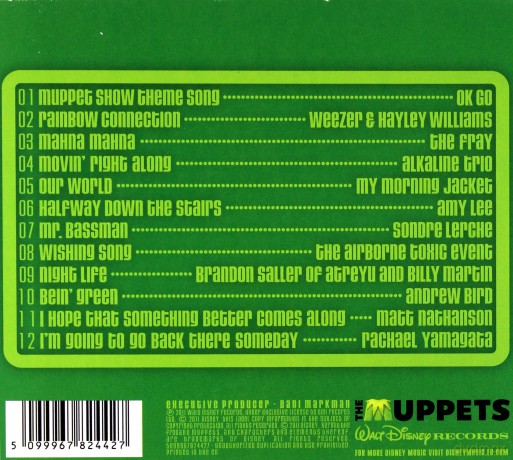 Muppets: The Green Album Soundtrack (digipack) [CD]