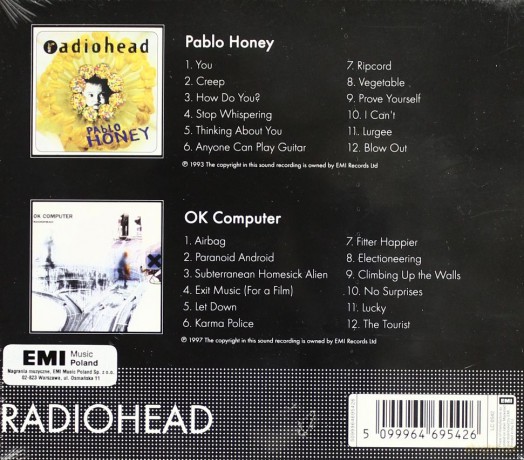 Radiohead: Pablo Honey+Ok. Computer [BOX] [2CD]