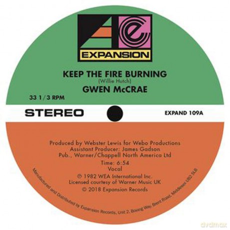 Gwen Mccrae: Keep The Fire Burning / Funky'sensation [Winyl]