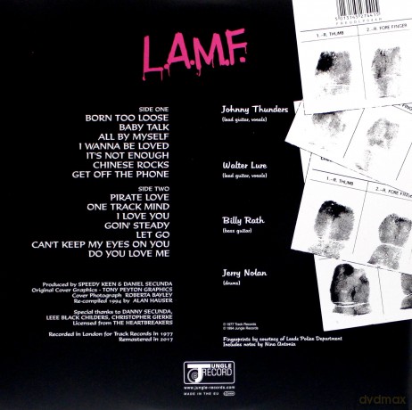Johnny Thunders: L. A. M. F - The Lost 77 Mixes [Winyl]