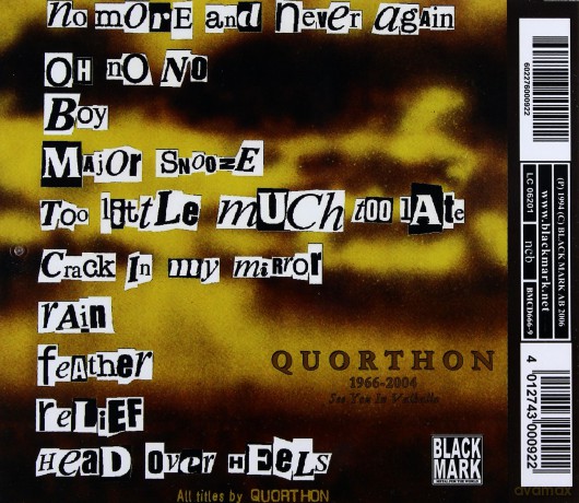 Quorthon: Album [CD]