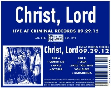 Lord Christ: Live at Criminal Records 09. 29. 12 [Winyl]