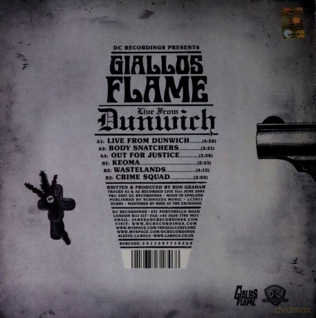 Giallos Flame: Live From Dunwich [Winyl]