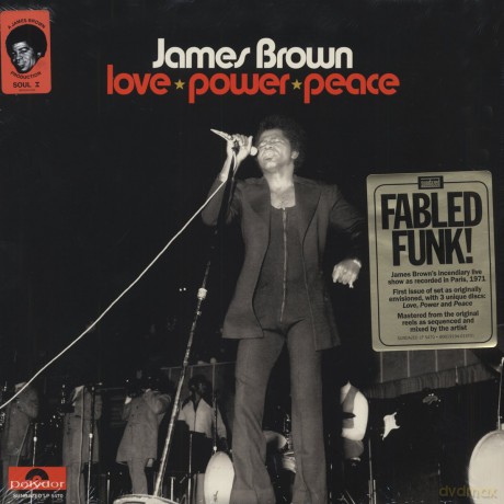 James Brown: Love Power Peace [3xWinyl]