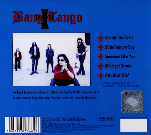 Bang Tango: Ain't No Jive... Live! (Digipack) [CD]