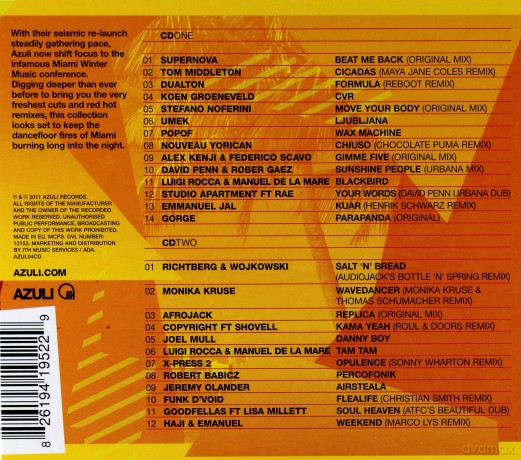 Azuli Presents Miami '11 [2CD]
