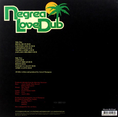 Linval Thompson: Negrea Love Dub [Winyl]