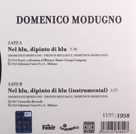 Domenico Modugno: Nel Blu, Dipinto Di Blu [Winyl]