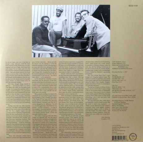 Chet Baker: No Problem 180gr) [Winyl]