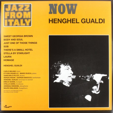 Henghel Gualdi: Now Jazz From Italy [Winyl]