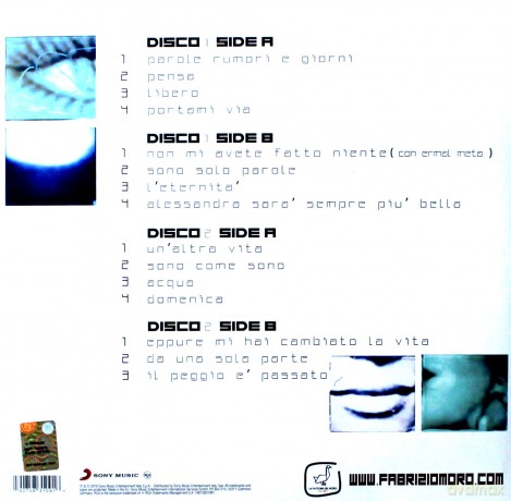 Fabrizio Moro: Parole Rumori E Anni [2xWinyl]