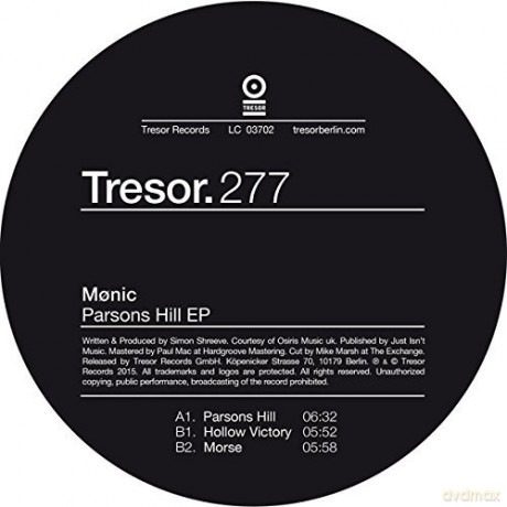 Monic: Parsons Hill Ep [Winyl]