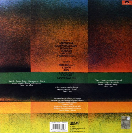 Latte E Miele: Passio'secundum Mattheum [Winyl]