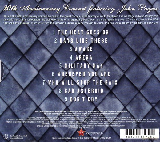 Asia: Live On Air [CD]