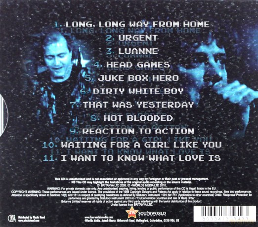 Foreigner: Live On Air [CD]