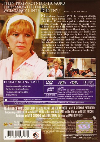 Alicja już tu nie mieszka [DVD]