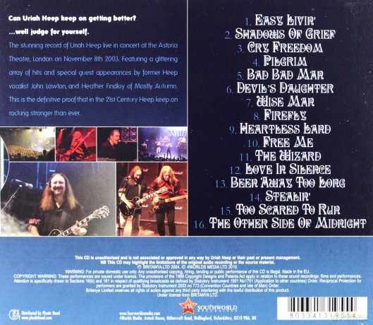 Uriah Heep: Live On Air [CD]