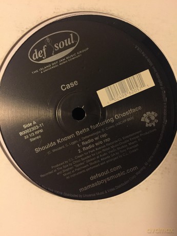 Case Feat. Ghostface: Shoulda Know Betta [Winyl]