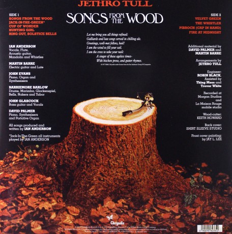 Jethro Tull: Songs From The Wood [Winyl]