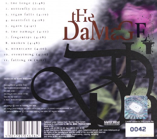 Tapping The Vein: The Damage (Remastered) (Digipack) [CD]