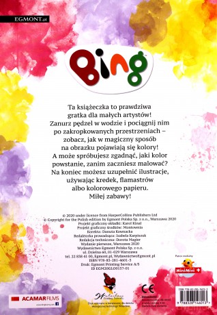 Bing wodne kolorowanie 2 [KSIĄŻKA]