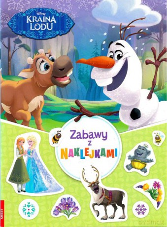 Disney Kraina Lodu zabawy z naklejkami [KSIĄŻKA]