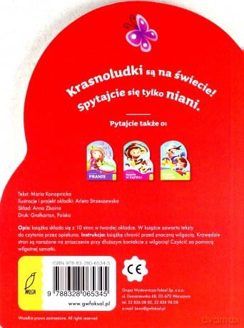 Krasnoludki wykrojnik - Maria Konopnicka [KSIĄŻKA]