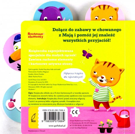 Kto się bawi w chowanego ruchome elementy [KSIĄŻKA]