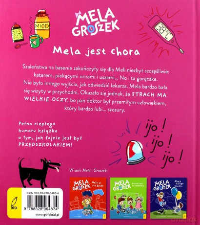 Mela jest chora. Mela i groszek - Ewa Skibińska [KSIĄŻKA]