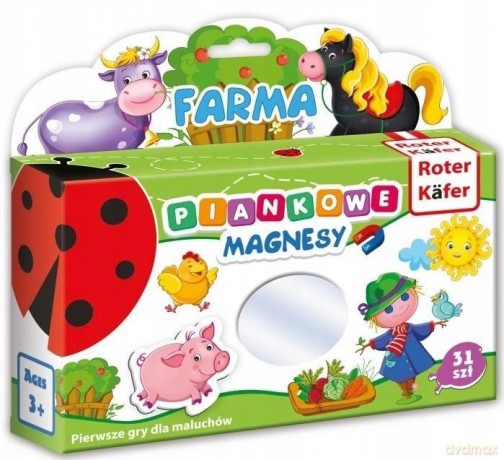 Mój mały świat magnesów Farma rk3020-01 [PUZZLE]