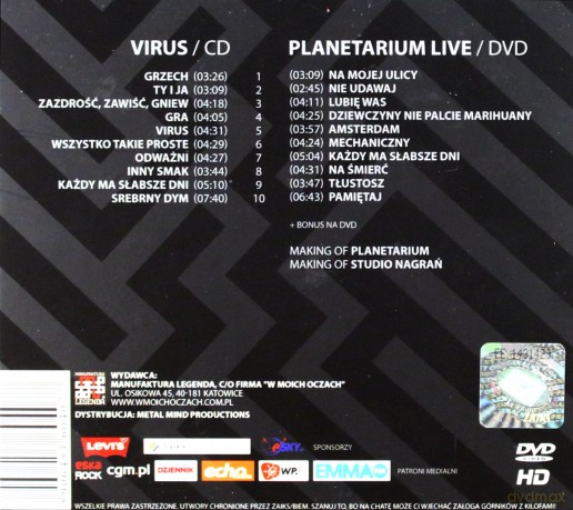 Negatyw: Virus [CD]+[DVD]