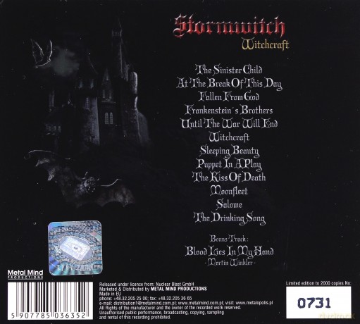 Stormwitch: Witchcraft (Remastered+Bonus Tracks) (Digipack) [CD]