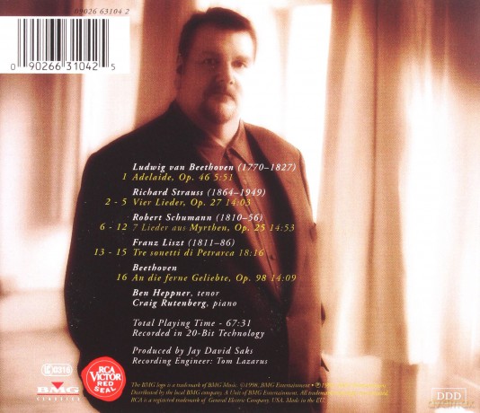Ben Heppner: Dedication [CD]