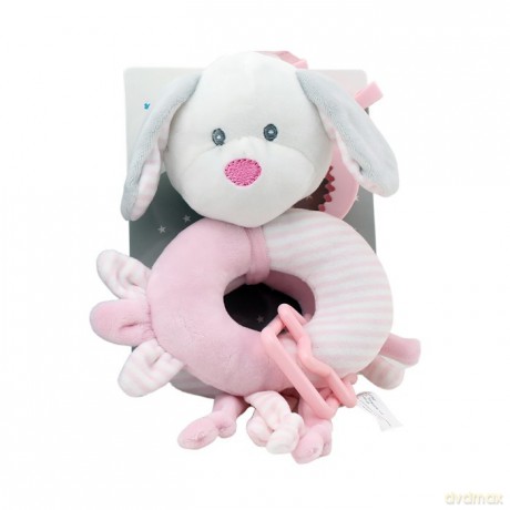 New Baby Zawieszka z dodatkami-Piesek biały