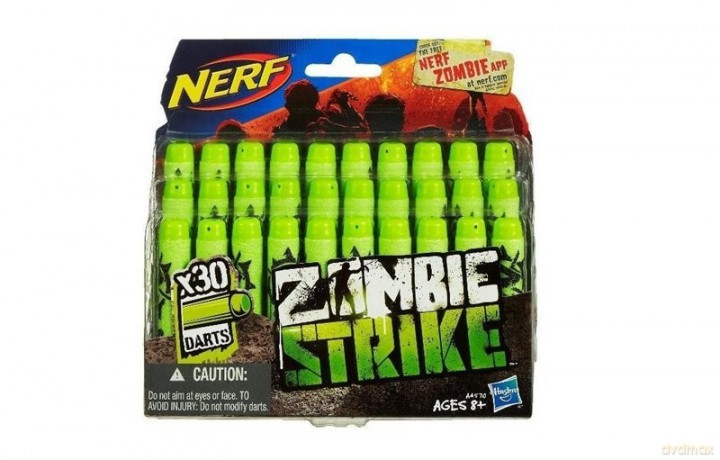 Zestaw 30 strzałek Nerf Zombie