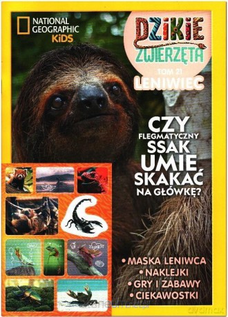 Dzikie Zwierzęta (Tom 21) Leniwiec [KSIĄŻKA]